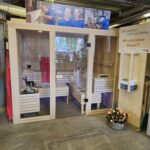 Sauna aus Tanne-Massivholz