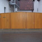 MANZ Holzhoftor dreiteilig